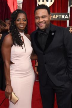 Alvina Stewart and actor Anthony Anderson