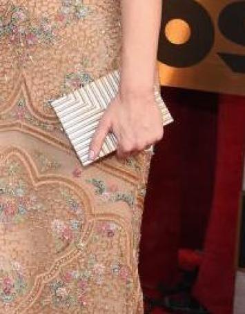 Emily Blunt clutch SAG Awards red carpet 4Chion Lifestyle
