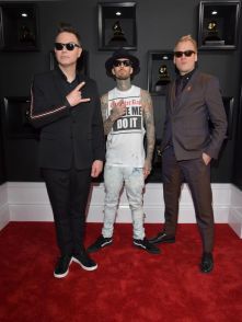 Blink 182 Grammys Red Carpet