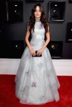 Camila Cabello Red Carpet Grammys