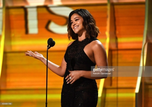 Gina Rodriguez Hearts on Fire L’Dezen by Payal Shah Grammys