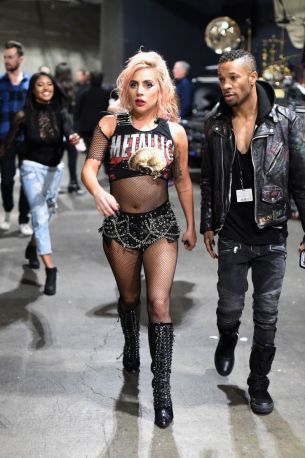 Lady Gaga Backstage Grammys