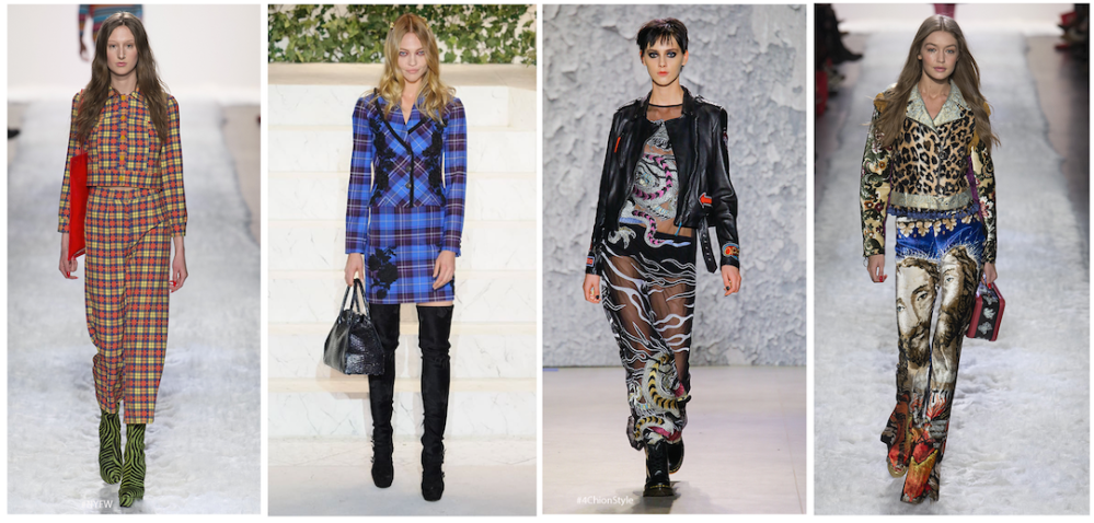 NYFW Autumn Winter Plaids, Prints, and Floral 4Chion Marketing