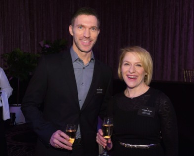 Oscar® nominees Travis Knight and Arrianne Sutner at the Oscar Nominee Luncheon held at the Beverly Hilton, Monday, February 6, 2017. The 89th Oscars will air on Sunday, February 26, live on ABC.